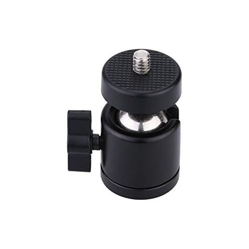  [아마존베스트]AKOAK 1/4 Swivel Mini Ball Head Screw Tripod Mount for DSLR Camera Camcorder Light Bracket