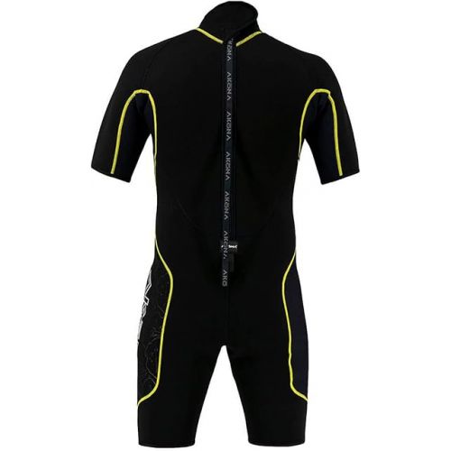  AKONA Men's 3mm Tropical Water Shorty Wetsuit. Scuba, Snorkeling, Paddle Boarding, Kayaking, Surfing