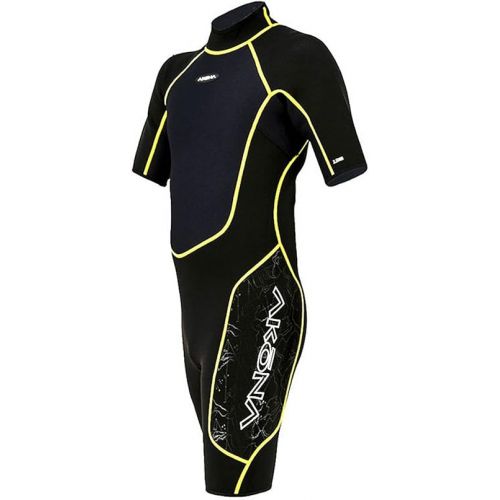  AKONA Men's 3mm Tropical Water Shorty Wetsuit. Scuba, Snorkeling, Paddle Boarding, Kayaking, Surfing