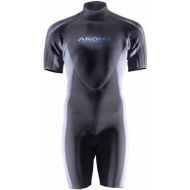 3mm Akona Mens Shorty Spring Shortie Wetsuit for Scuba Diving Snorkeling