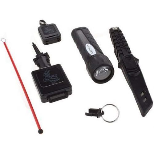  [아마존베스트]AKONA BCD BC Pro Kit LED Light, Knife, 2 Retractors Set Scuba Dive Diving Diver Gear, Pro Kit with LED