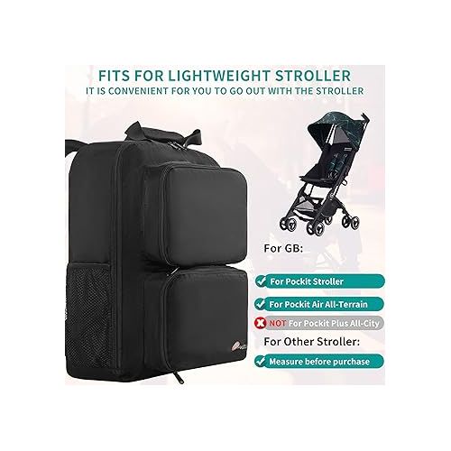  Foldable Stroller Travel Bag Backpack 14.2