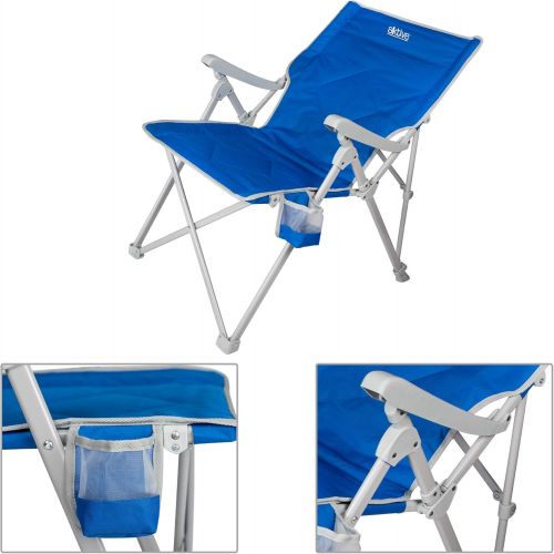  AKTIVE Active Camping Chair 3 Positions 87 x 59 x 98 cm 52839