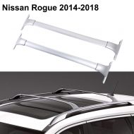 ALAVENTE Roof Rack for Nissan Rogue 2014-2018, Heavy Duty Cross Bars Top Roof Rail Roofrack Cargo Luggage Carrier (Pair, Silver)