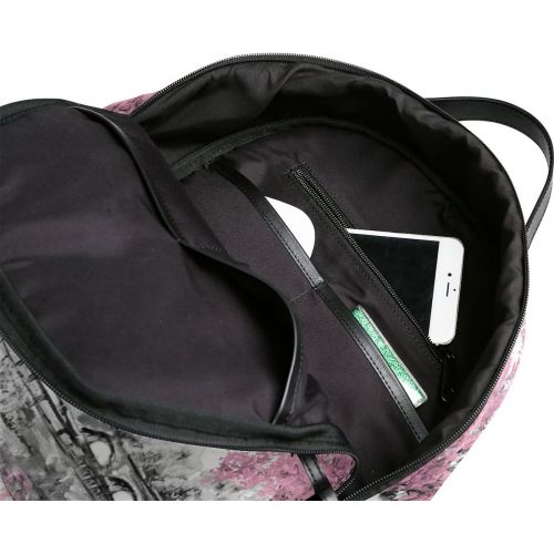  ALAZA Use4 Hipster Cat Union Jack Polyester Backpack School Travel Bag (Color19)