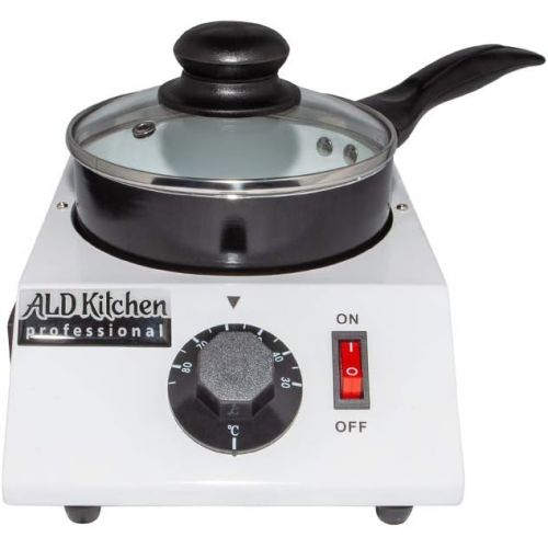  [아마존베스트]ALDKitchen Chocolate Melting Pot | Professional Chocolate Tempering Machine with Manual Control | Heated Chocolate | 110V | (Single (1.2 kg)