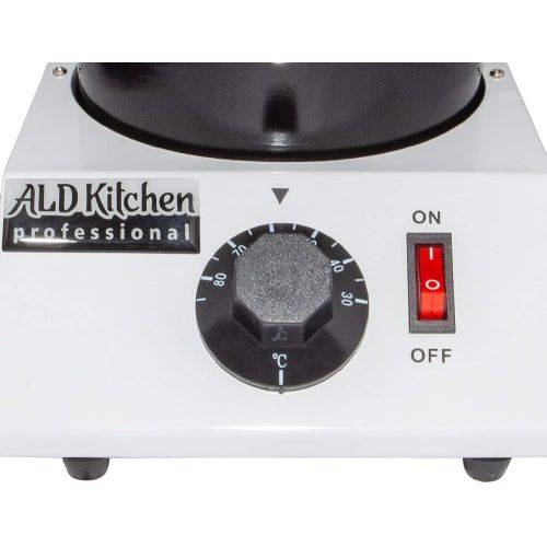  [아마존베스트]ALDKitchen Chocolate Melting Pot | Professional Chocolate Tempering Machine with Manual Control | Heated Chocolate | 110V | (Single (1.2 kg)