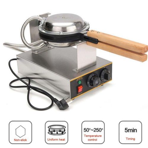  Happybuy 1400W Hong Kong 110V Egg Bubble Waffle Maker