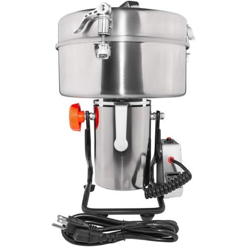  Vinbero 2000g Electric Mill Herb Grain Grinder 50-300 Mesh Mill Flour Powder 25000 RMin Superfine Powder Pulverizer for Spice Herbs Grains Coffee Rice Corn Sesame Soybean Fish Fee