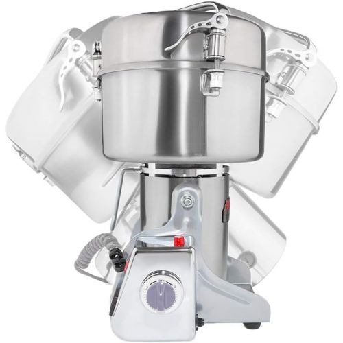  Vinbero 2000g Electric Mill Herb Grain Grinder 50-300 Mesh Mill Flour Powder 25000 RMin Superfine Powder Pulverizer for Spice Herbs Grains Coffee Rice Corn Sesame Soybean Fish Fee