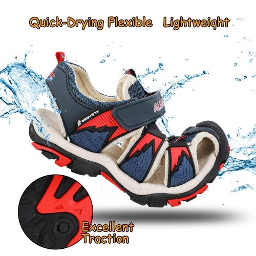  ALEADER Kids Youth Sport Water Hiking Sandals (Toddler/Little Kid/Big Kid)
