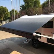 ALEKO 12X8 Retractable RV or Home Patio Canopy Awning by ALEKO