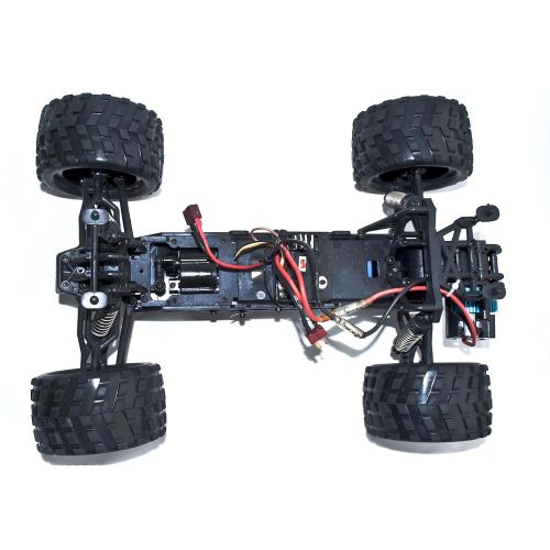  ALEKO RCC66969RED 4WD 2.4 Ghz Off Road Electric Power High Speed Monster Truck, Red 112 Scale