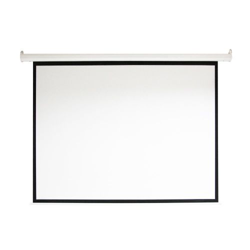  ALEKO MPS92 Motorized Drop Down Projector Screen 16:9 with Remote Control 92 Inches