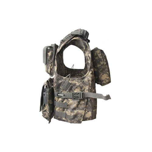  ALEKO PBTV52 Paintball Airsoft Chest Protector Tactical Vest Outdoor Sports Body Armor Camouflage