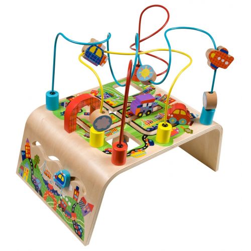  ALEX Toys ALEX Jr. Busy Bead Maze Race Around Wooden Activity Center