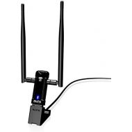 ALFA Alfa Long-Range Dual-Band AC1200 Wireless USB 3.0 Wi-Fi Adapter w2x 5dBi External Antennas - 2.4GHz 300Mbps  5Ghz 867Mbps - 802.11ac & A, B, G, N