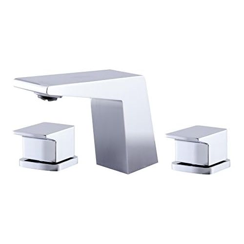  ALFI brand AB1471-PC Polished Chrome Modern Widespread Bathroom Faucet