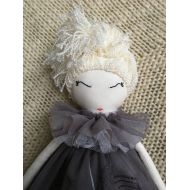 /ALFIEkids Heirloom doll Cloth doll Fabric doll Rag doll Baby gift Soft doll for girls Handmade toy Baby shower gift Flower doll Christmas gift