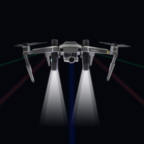  ALIKEEY Kamera Zubehoer Fahrwerkstabilisatoren mit Nachtflug LED-Licht fuer DJI Mavic 2 PRO Drohne