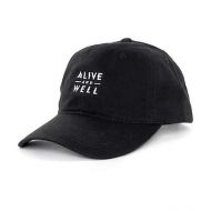 ALIVE AND WELL Alive and Well Classic Logo Strapback Baseball Hat