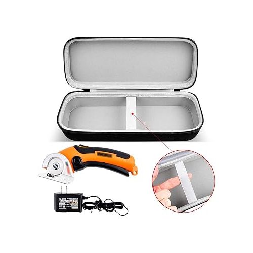  ALKOO Case Compatible with WORX WX082L/ WX081L, Organizer for ZipSnip Cordless Electric Scissors, Fabric Scissors, Rotary Cutter