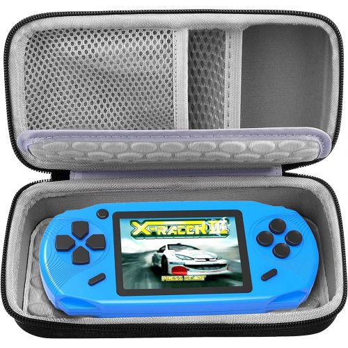  ALKOO Case Compatible with Beijue 16 Bit Handheld Games, Toys Carrying Storage Holder for Li-ion Battery, USB Cable,User Manual and Other Accessories (Dark Gray)