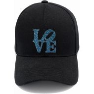 Baseball Cap Glitter Love Letter Studded - Men Women Sport Fashion Adjustable Baseball Hat