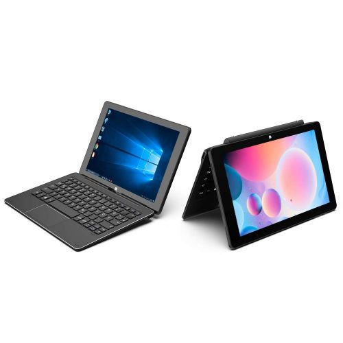  ALLDOCUBE iwork10 Pro 2-in-1 Tablet PC with Keyboard, 10.1 inch Laptop, 1920x1200 IPS Screen, Windows 10 + Android 5.1, Intel Atom Quad Core CPU, 4GB RAM, 64GB ROM, USB Type-C, HDM