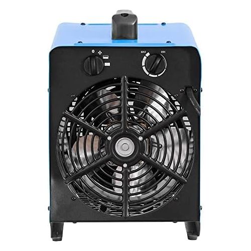  ALLEGRA Fan Heater, 9 kW Electric Heater, Construction Heater with Thermostat and Approx. 1.5 Metre Cable