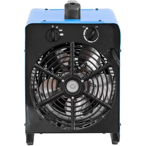  ALLEGRA Fan Heater, 9 kW Electric Heater, Construction Heater with Thermostat and Approx. 1.5 Metre Cable