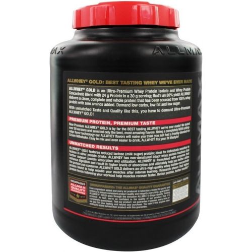  ALLMAX NUTRITION ALLMAX Nutrition Allwhey Gold Vanilla Vanilla -- 5 lbs