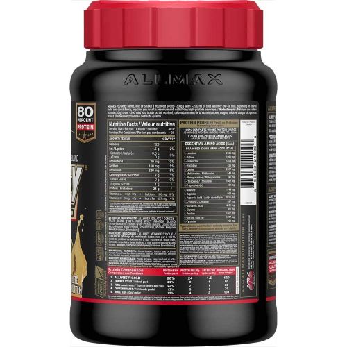  ALLMAX NUTRITION ALLMAX Nutrition Allwhey Gold Vanilla Vanilla -- 5 lbs