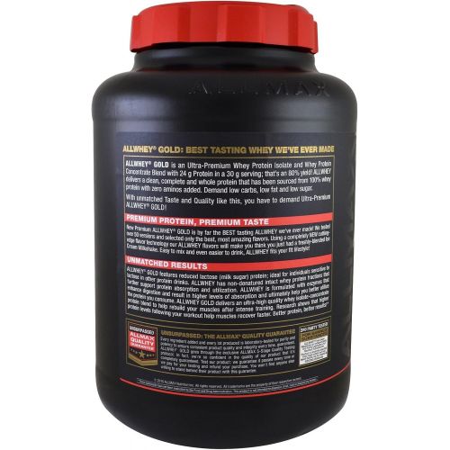  ALLMAX NUTRITION ALLMAX Nutrition Allwhey Gold Vanilla Vanilla -- 5 lbs