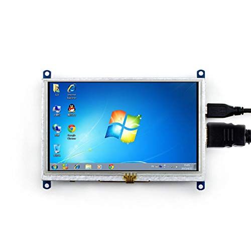  ALLPARTZ Waveshare 5inch HDMI LCD (B), 800×480, Supports Various Systems