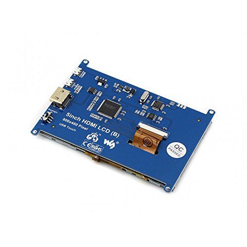  ALLPARTZ Waveshare 5inch HDMI LCD (B), 800×480, Supports Various Systems