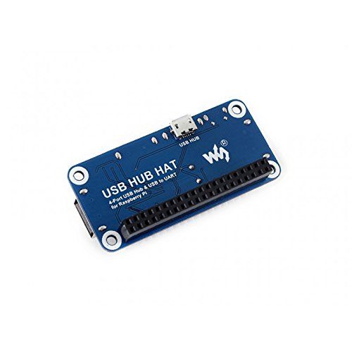 ALLPARTZ Waveshare Raspberry Pi Zero W Package D, with USB HUB HAT