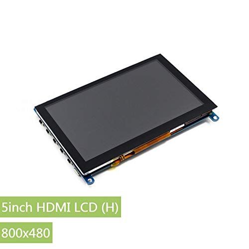  ALLPARTZ Waveshare 5inch HDMI LCD (H), 800x480, Supports Various Systems, capacitive Touch