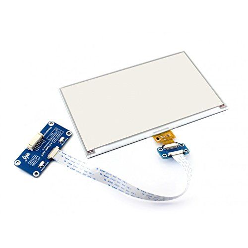  ALLPARTZ Waveshare 640x384, 7.5inch E-Ink Display HAT for Raspberry Pi, Three-Color