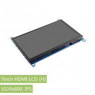 ALLPARTZ Waveshare 7inch HDMI LCD (H), 1024x600, IPS, Supports Various Systems, capacitive Touch