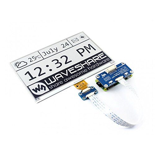  ALLPARTZ Waveshare 640x384, 7.5inch E-Ink Display HAT for Raspberry Pi