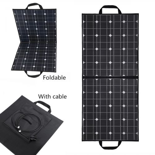  ALLPOWERS MOHOO Solar Panel, 100W Bendable Foldable Thin Lightweight Solar Panel Battery Charger with MC4 Connector Charging for RV, Boat, Cabin,Tent Car(Compatibility with 18V and Below Dev