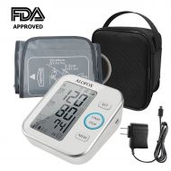 ALOFOX Blood Pressure Monitor Accurate Automatically Measure Pulse Diastolic Systolic Upper Arm Bp Machine for Home Use 2 User Mode with Large Cuff and 2x120 Sets Memory FDA Approv