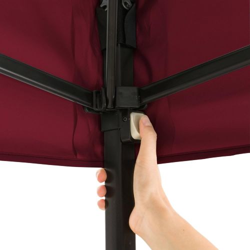  ALPHA Ozark Trail Camp Sofa Bundle 10 x 10 Straight Leg Instant Tailgate Maroon Canopy