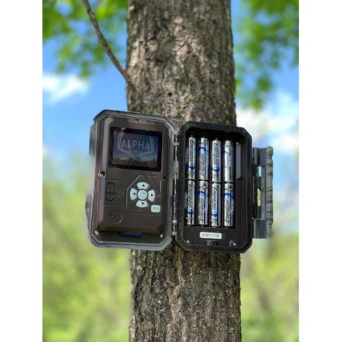  [아마존베스트]Alpha Cam Premium Hunting Trail Camera 30MP 1080p H.264 30fps IP67 Waterproof Scouting Cam with Ultra Fast Trigger Speed and Recovery Rate HD Long Range IR Night Vision 2.4 LCD