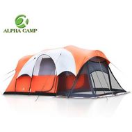 [아마존 핫딜] [아마존핫딜]ALPHA CAMP 6 Person 10 Person Family Camping Tent Screen Room Cabin Tent Design