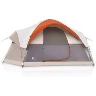 ALPHA CAMP 6 Person Family Tent Dome Camping Tent with Carry Bag and Rainfly