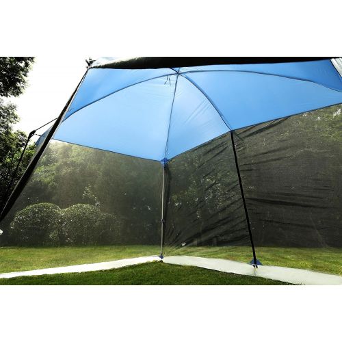  ALPHA CAMP Screen House Tent Easy Setup Canopy - 13X9, Blue