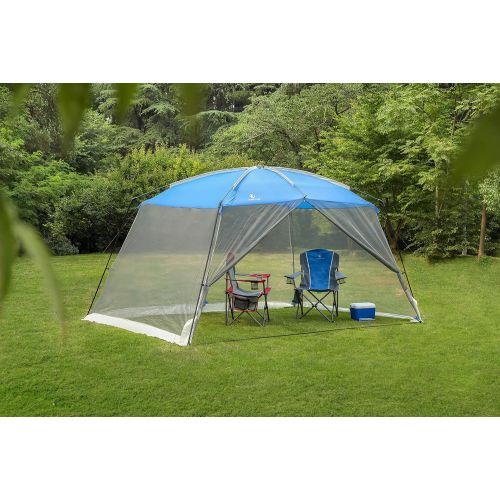  ALPHA CAMP Screen House Tent Easy Setup Canopy - 13X9, Blue