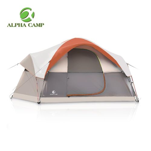  ALPHA CAMP 6-8 Person Dome Family Tent Camping Tent